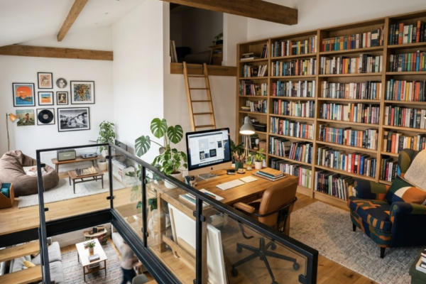 Как функционально можно использовать антресольный этаж, кроме как спальную зону